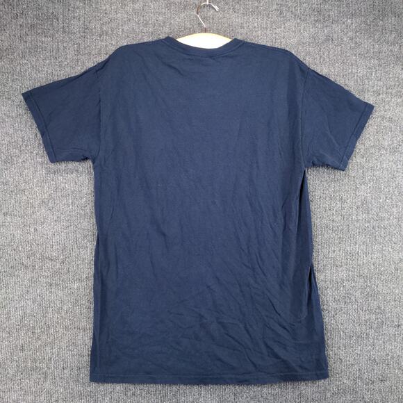 FedEx Employee T Shirt Womens Size M Blue Graphic Logo Spell Out - Picture 3 of 12
